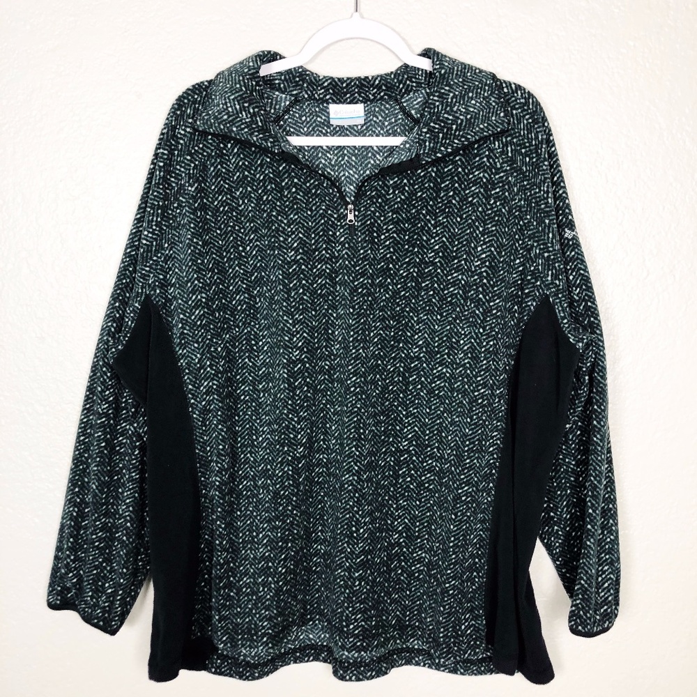 Columbia Half Zip Lightweight Fleece Pullover, 3X